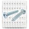 Boltsandnuts.Com Phillips Pan Head Sheet Metal Self Tapping Screws Assortment - 2840 PCS Assortment Kit #363 - alternate 1